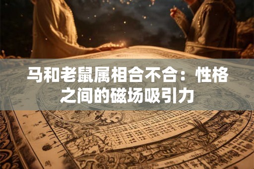 马和老鼠属相合不合:性格之间的磁场吸引力 马和老鼠属相合不合:性格之间的磁场吸引力