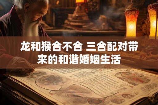 龙和猴合不合 三合配对带来的和谐婚姻生活 龙和猴合不合 三合配对带来的和谐婚姻生活