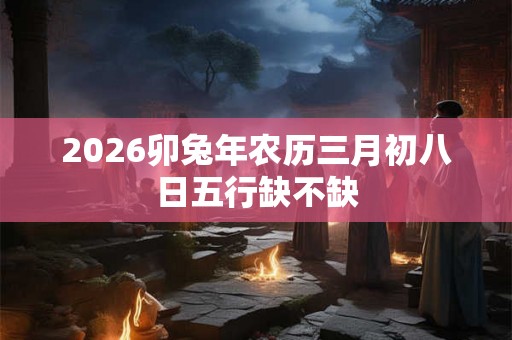 2026卯兔年农历三月初八日五行缺不缺 2026卯兔年农历三月初八日五行缺不缺