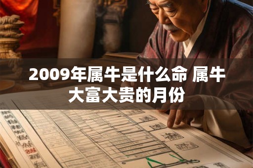 2009年属牛是什么命 属牛大富大贵的月份 2009年属牛是什么命 属牛大富大贵的月份