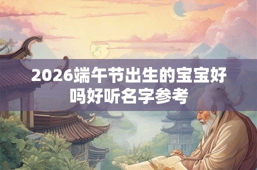 2026端午节出生的宝宝好吗好听名字参考 2026端午节出生的宝宝好吗好听名字参考