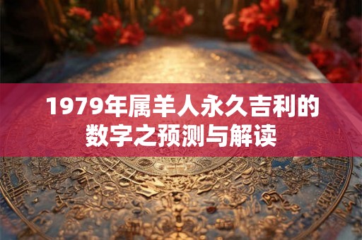 1979年属羊人永久吉利的数字之预测与解读 1979年属羊人永久吉利的数字之预测与解读