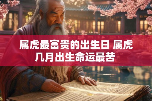 属虎最富贵的出生日 属虎几月出生命运最苦 属虎最富贵的出生日 属虎几月出生命运最苦