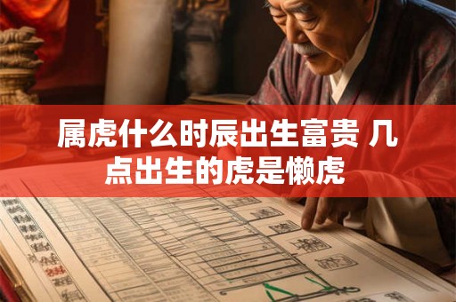 属虎什么时辰出生富贵 几点出生的虎是懒虎 属虎什么时辰出生富贵 几点出生的虎是懒虎