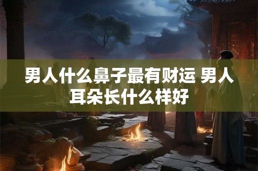 男人什么鼻子最有财运 男人耳朵长什么样好 男人什么鼻子最有财运 男人耳朵长什么样好