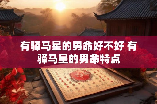 有驿马星的男命好不好 有驿马星的男命特点 有驿马星的男命好不好 有驿马星的男命特点