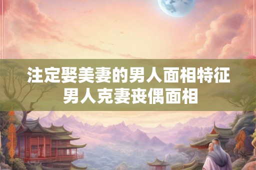 注定娶美妻的男人面相特征 男人克妻丧偶面相 注定娶美妻的男人面相特征 男人克妻丧偶面相