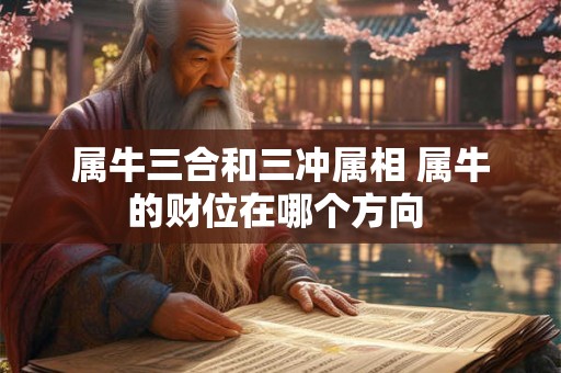 属牛三合和三冲属相 属牛的财位在哪个方向 属牛三合和三冲属相 属牛的财位在哪个方向