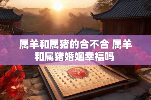 属羊和属猪的合不合 属羊和属猪婚姻幸福吗 属羊和属猪的合不合 属羊和属猪婚姻幸福吗