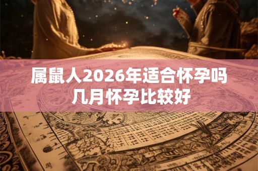 属鼠人2026年适合怀孕吗 几月怀孕比较好 属鼠人2026年适合怀孕吗 几月怀孕比较好