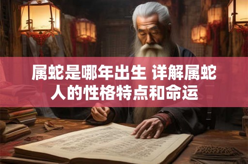 属蛇是哪年出生 详解属蛇人的性格特点和命运