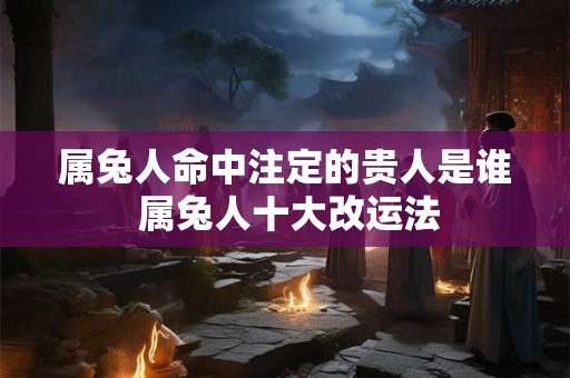 属兔人命中注定的贵人是谁 属兔人十大改运法 属兔人命中注定的贵人是谁 属兔人十大改运法