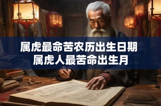 属虎最命苦农历出生日期 属虎人最苦命出生月 属虎最命苦农历出生日期 属虎人最苦命出生月