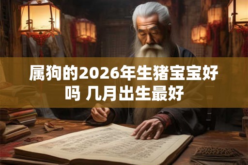 属狗的2026年生猪宝宝好吗 几月出生最好