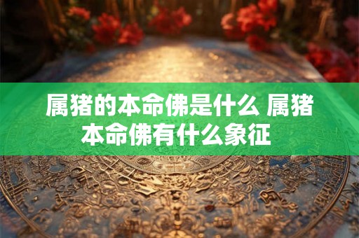属猪的本命佛是什么 属猪本命佛有什么象征 属猪的本命佛是什么 属猪本命佛有什么象征