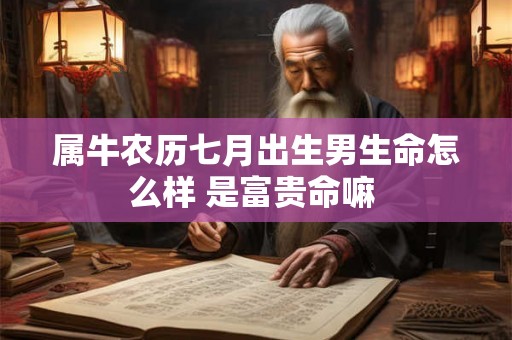 属牛农历七月出生男生命怎么样 是富贵命嘛 属牛农历七月出生男生命怎么样 是富贵命嘛