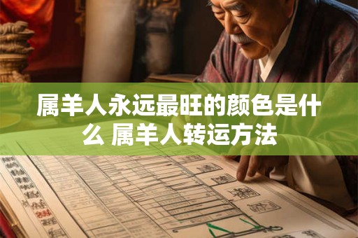 属羊人永远最旺的颜色是什么 属羊人转运方法 属羊人永远最旺的颜色是什么 属羊人转运方法