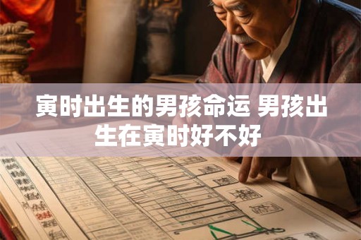 寅时出生的男孩命运 男孩出生在寅时好不好 寅时出生的男孩命运 男孩出生在寅时好不好