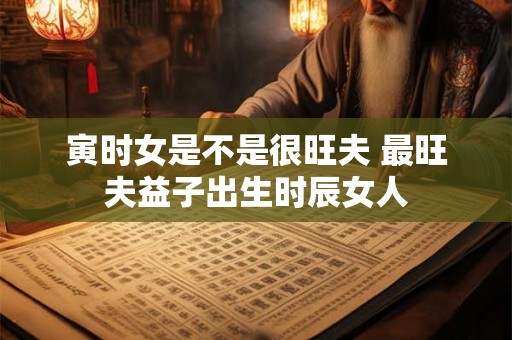 寅时女是不是很旺夫 最旺夫益子出生时辰女人