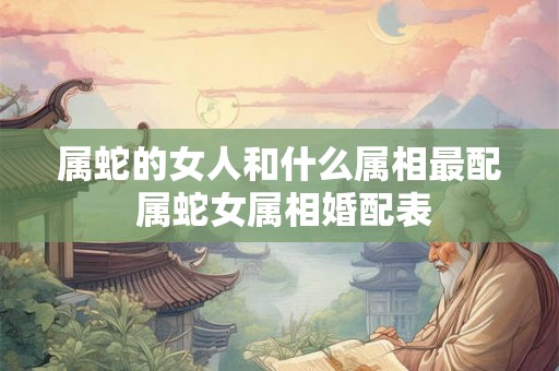 属蛇的女人和什么属相最配 属蛇女属相婚配表 属蛇的女人和什么属相最配 属蛇女属相婚配表