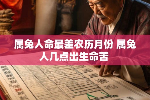属兔人命最差农历月份 属兔人几点出生命苦 属兔人命最差农历月份 属兔人几点出生命苦
