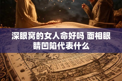 深眼窝的女人命好吗 面相眼睛凹陷代表什么 深眼窝的女人命好吗 面相眼睛凹陷代表什么