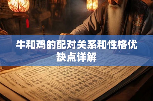 牛和鸡的配对关系和性格优缺点详解 牛和鸡的配对关系和性格优缺点详解