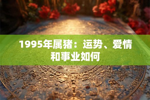 1995年属猪:运势、爱情和事业如何 1995年属猪:运势、爱情和事业如何