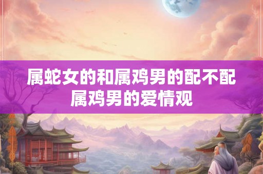 属蛇女的和属鸡男的配不配 属鸡男的爱情观 属蛇女的和属鸡男的配不配 属鸡男的爱情观