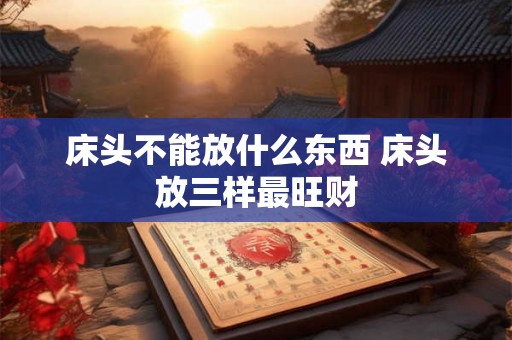 床头不能放什么东西 床头放三样最旺财 床头不能放什么东西 床头放三样最旺财