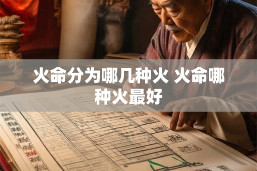 火命分为哪几种火 火命哪种火最好 火命分为哪几种火 火命哪种火最好