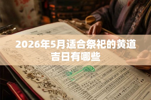 2026年5月适合祭祀的黄道吉日有哪些 2026年5月适合祭祀的黄道吉日有哪些