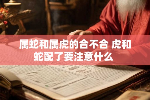 属蛇和属虎的合不合 虎和蛇配了要注意什么 