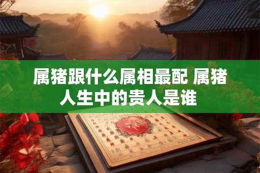 属猪跟什么属相最配 属猪人生中的贵人是谁 