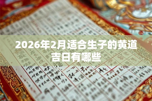 2026年2月适合生子的黄道吉日有哪些