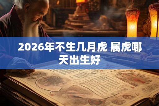 2026年不生几月虎 属虎哪天出生好
