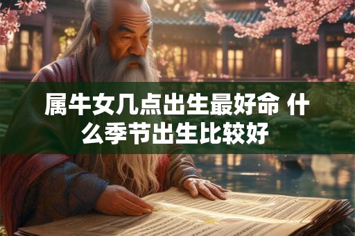 属牛女几点出生最好命 什么季节出生比较好 属牛女几点出生最好命 什么季节出生比较好