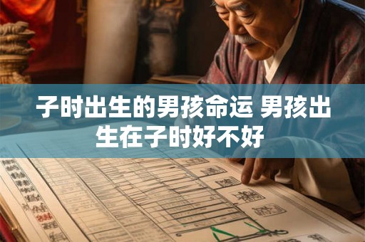 子时出生的男孩命运 男孩出生在子时好不好 子时出生的男孩命运 男孩出生在子时好不好