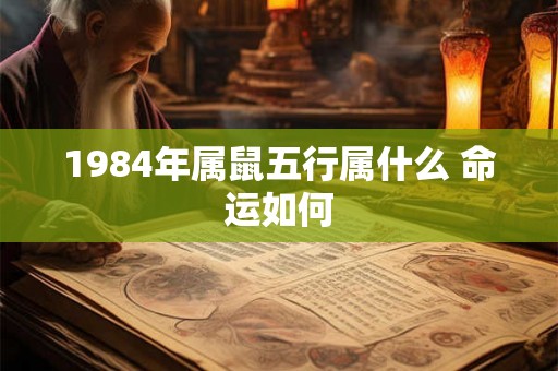 1984年属鼠五行属什么 命运如何