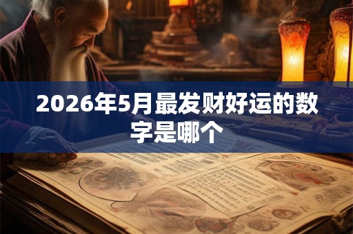 2026年5月最发财好运的数字是哪个