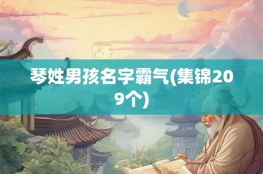 琴姓男孩名字霸气(集锦209个) 琴姓男孩名字霸气(集锦209个)