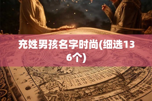 充姓男孩名字时尚(细选136个) 充姓男孩名字时尚(细选136个)