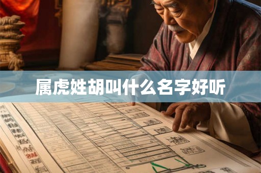 属虎姓胡叫什么名字好听