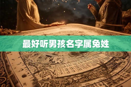 最好听男孩名字属兔姓