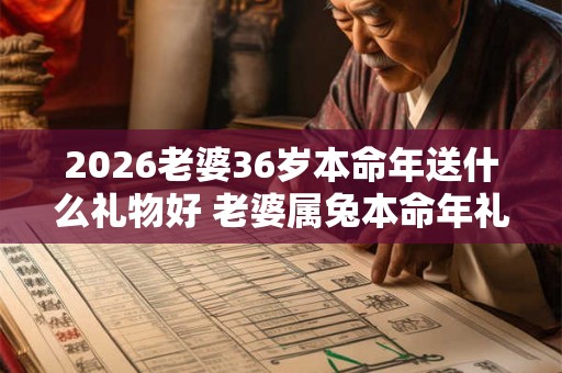 2026老婆36岁本命年送什么礼物好 老婆属兔本命年礼物怎么挑