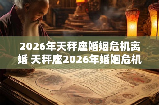 2026年天秤座婚姻危机离婚 天秤座2026年婚姻危机是否离婚 2026年天秤座婚姻危机离婚 天秤座2026年婚姻危机是否离婚