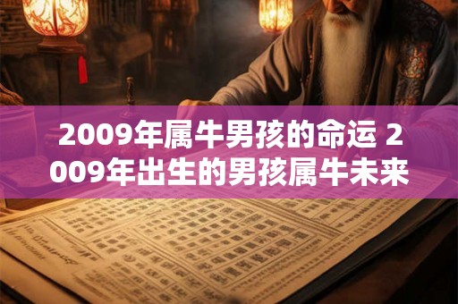 2009年属牛男孩的命运 2009年出生的男孩属牛未来命运如何
