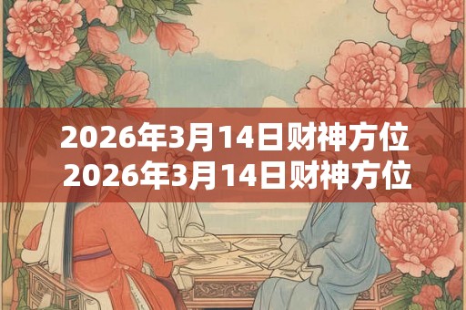 2026年3月14日财神方位 2026年3月14日财神方位何处 2026年3月14日财神方位 2026年3月14日财神方位何处