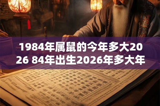 1984年属鼠的今年多大2026 84年出生2026年多大年龄 1984年属鼠的今年多大2026 84年出生2026年多大年龄