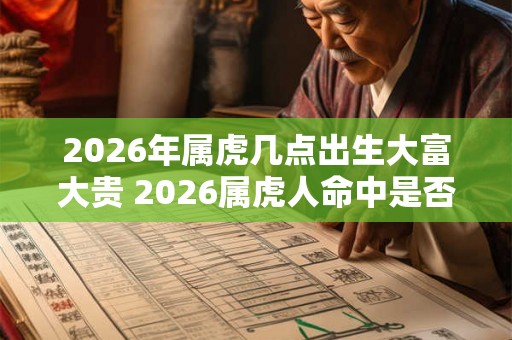 2026年属虎几点出生大富大贵 2026属虎人命中是否大富大贵 2026年属虎几点出生大富大贵 2026属虎人命中是否大富大贵